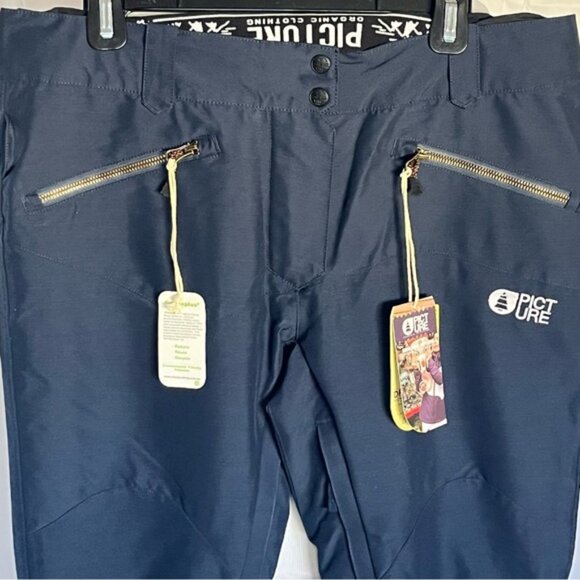 Picture Organic Clothing Co. Apply Snow/Ski/Board Pants Navy Blue Size Large - Picture 2 of 12